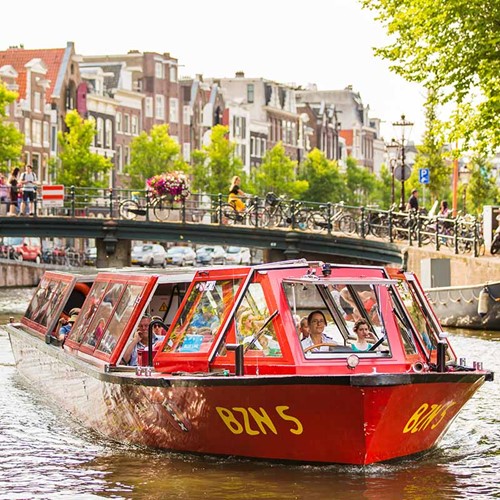 City Sightseeing Amsterdam Boat Gallery Image 2 Sailing Under Bridges